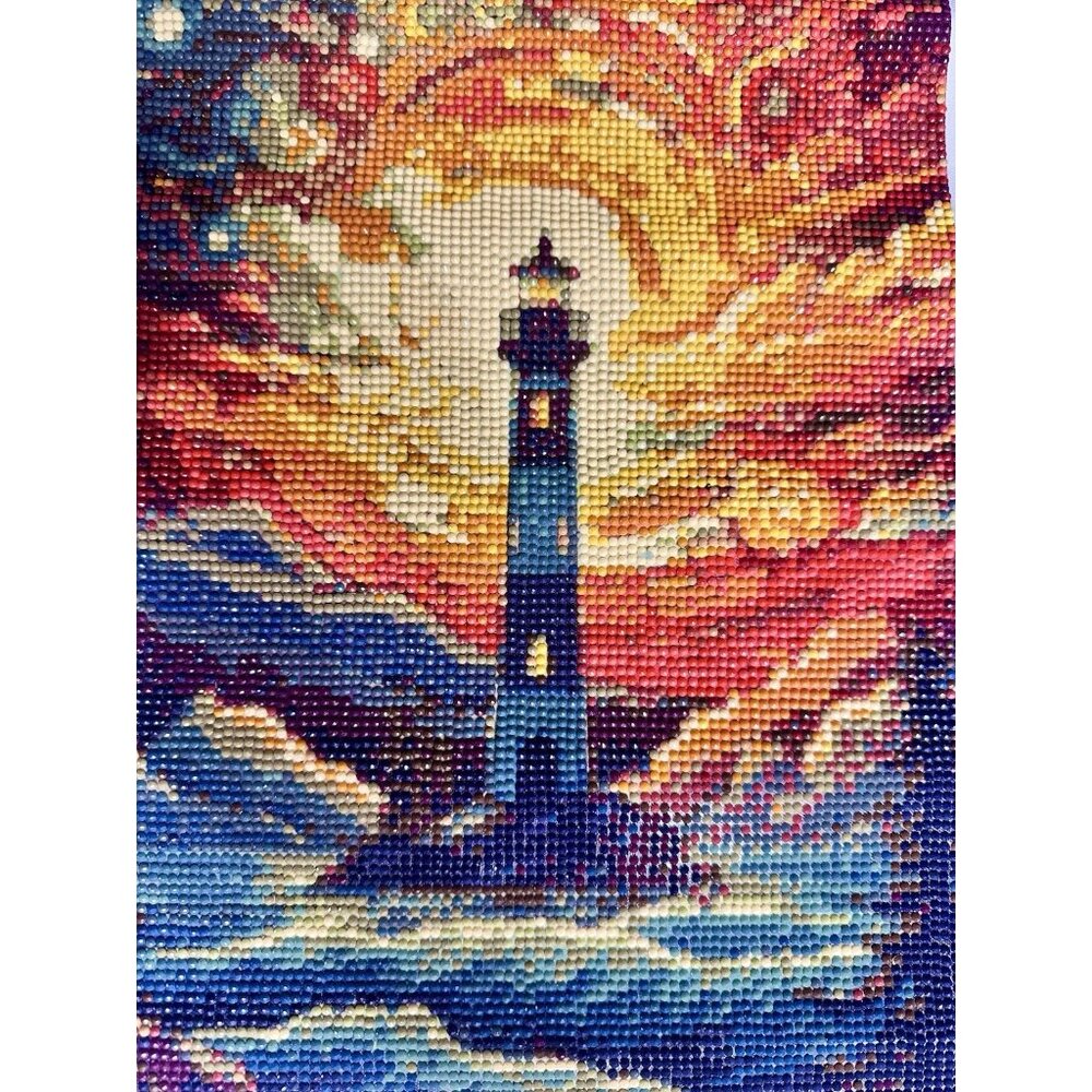 Lighthouse 5D Diamond Art Painting Unframed Complete/Finished Home Decor 30x40cm